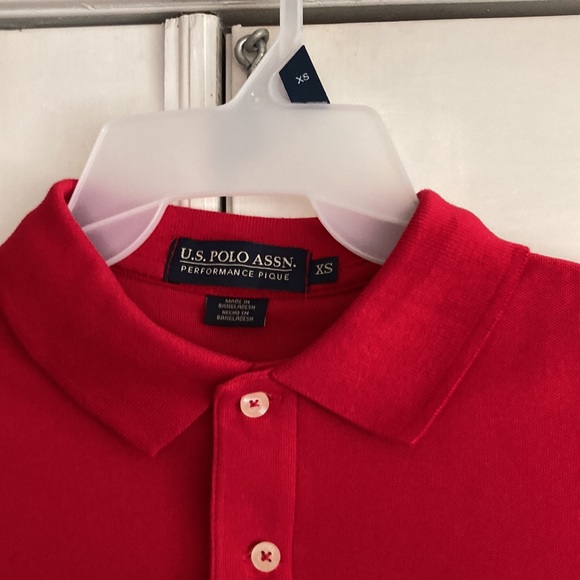 US POLO ASSN. RED POLO SHIRT - Picture 14 of 17